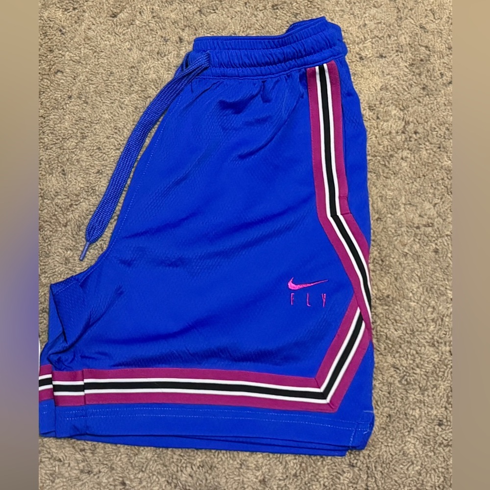 Women’s Blue Nike Fly Shorts. Never worn. Size XS. Paid $60.
